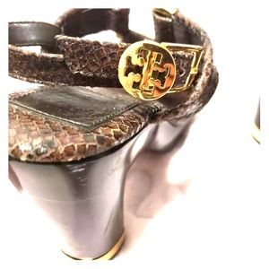 Tory Burch High Heel Shoes Sandals Gently Used